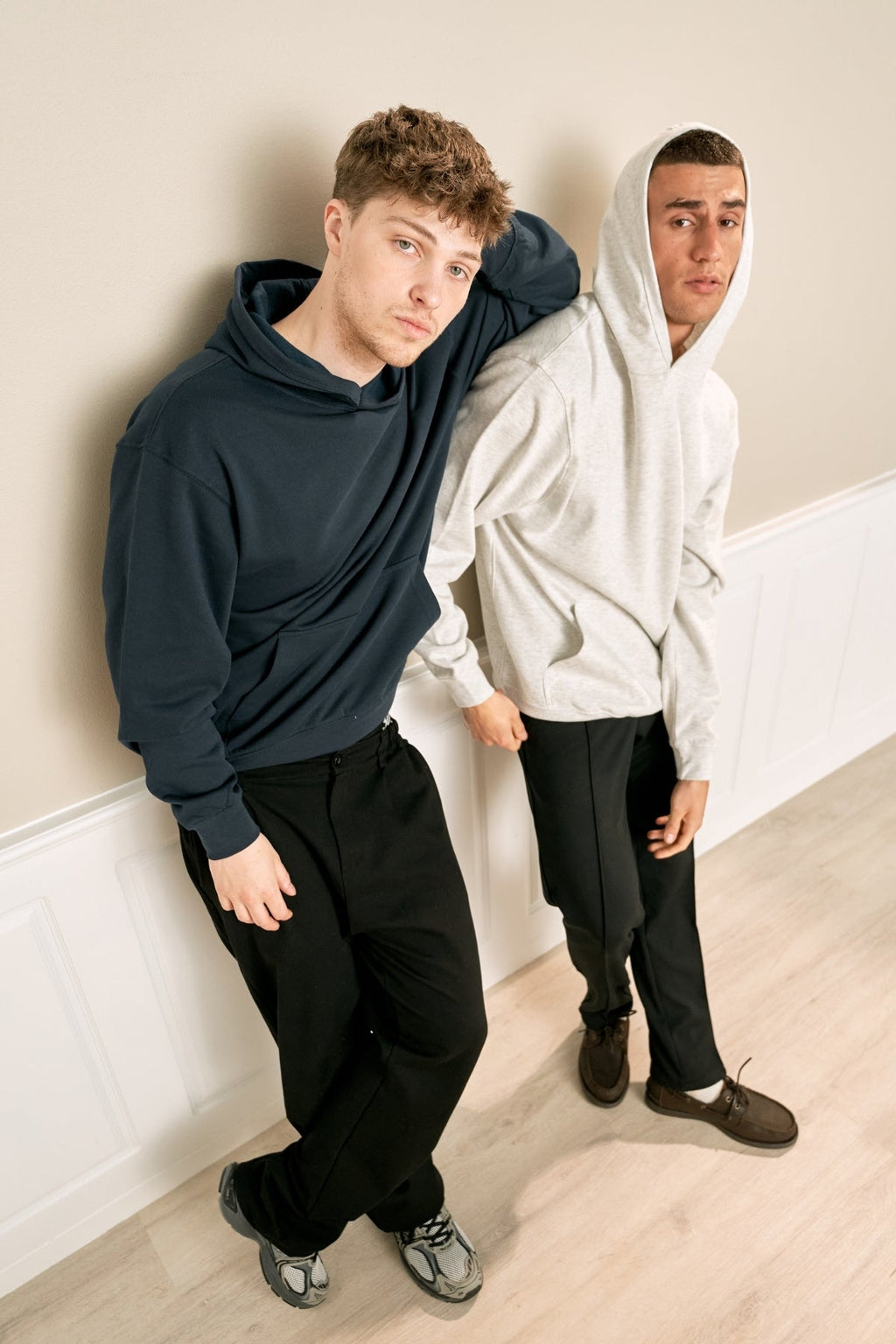 Hoodie uden snor - Ash Grey