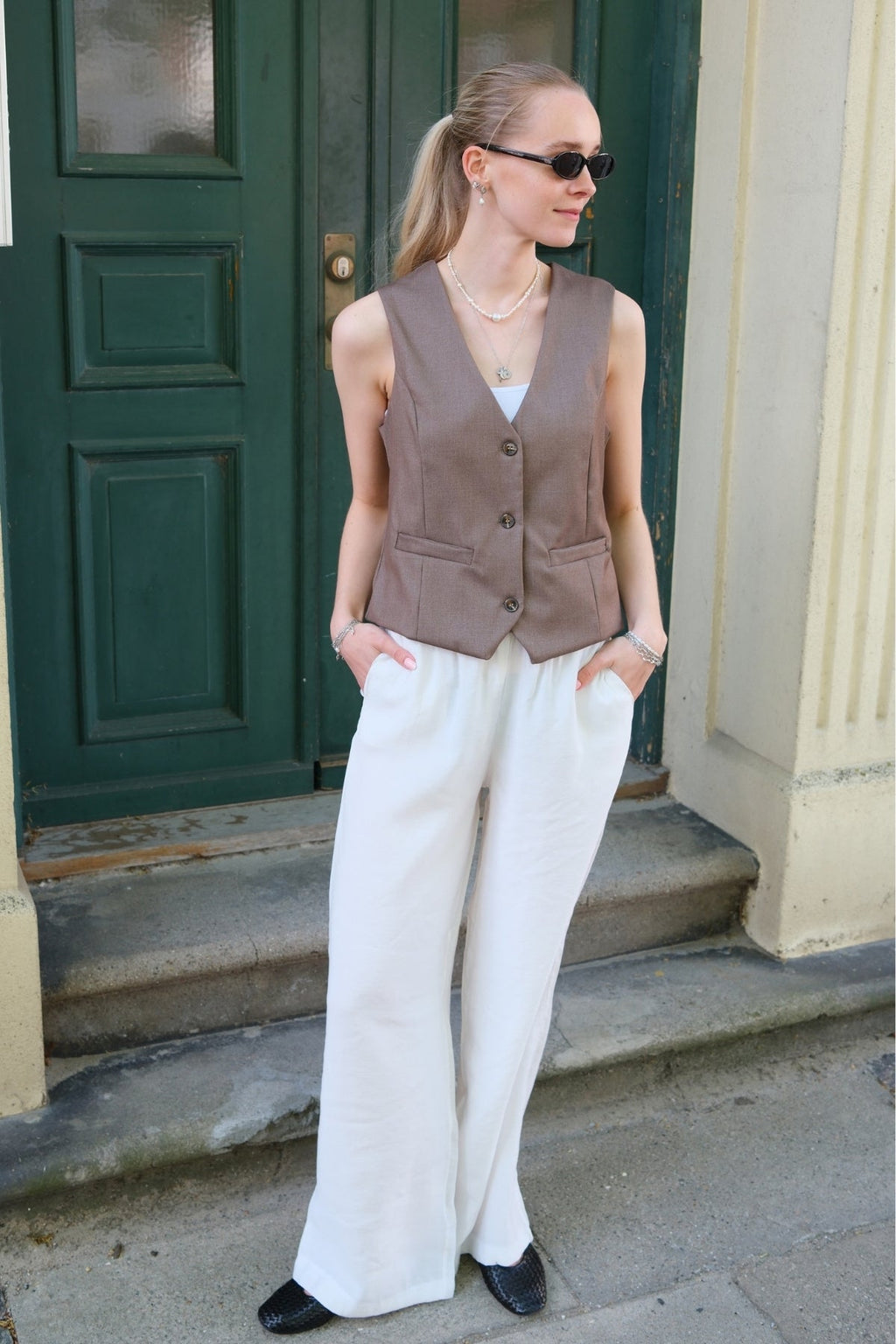 Mia Pants - Hvid