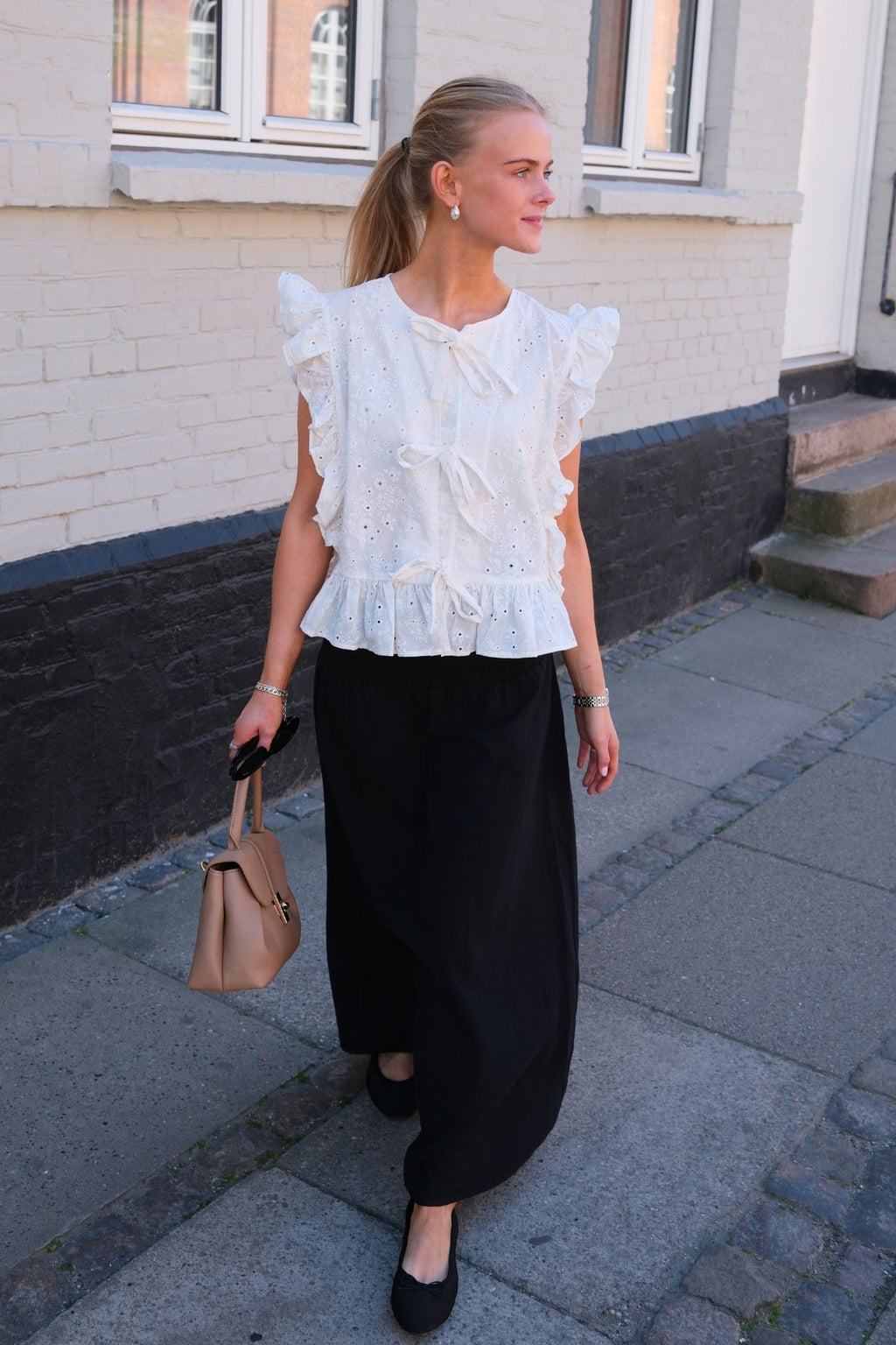 Linn Smock Ankel Nederdel - Sort