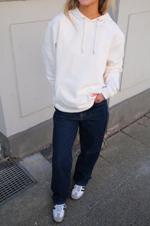 Sweatshirt Hættetrøje - Beige