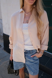Mia Skjorte - Beige