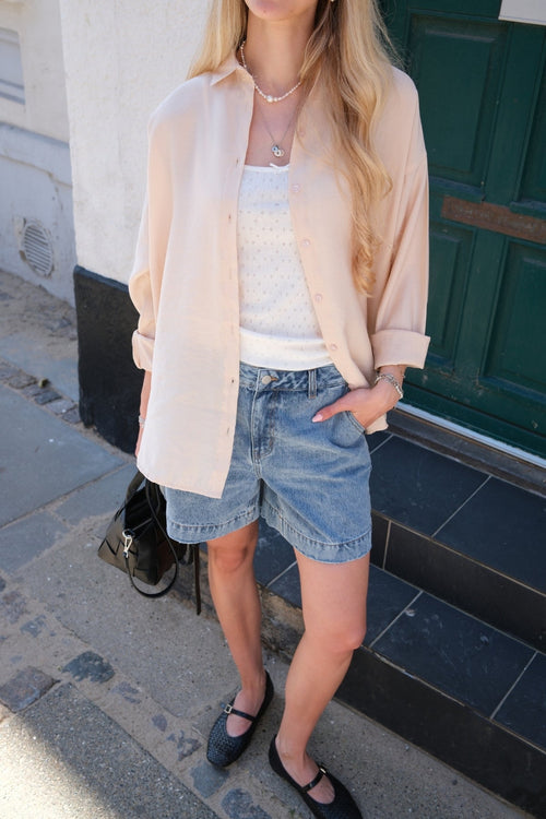 Mia Skjorte - Beige