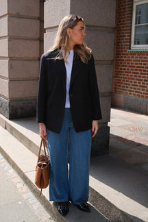 Frame Lisa Wide Pants - Lyseblå Denim