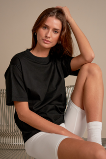 Oversized T-shirt - Sort