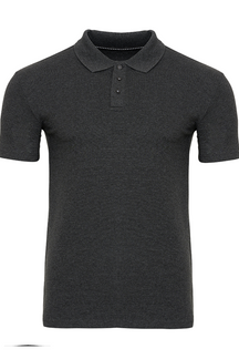 Muscle Polo Shirt - Mørkegrå