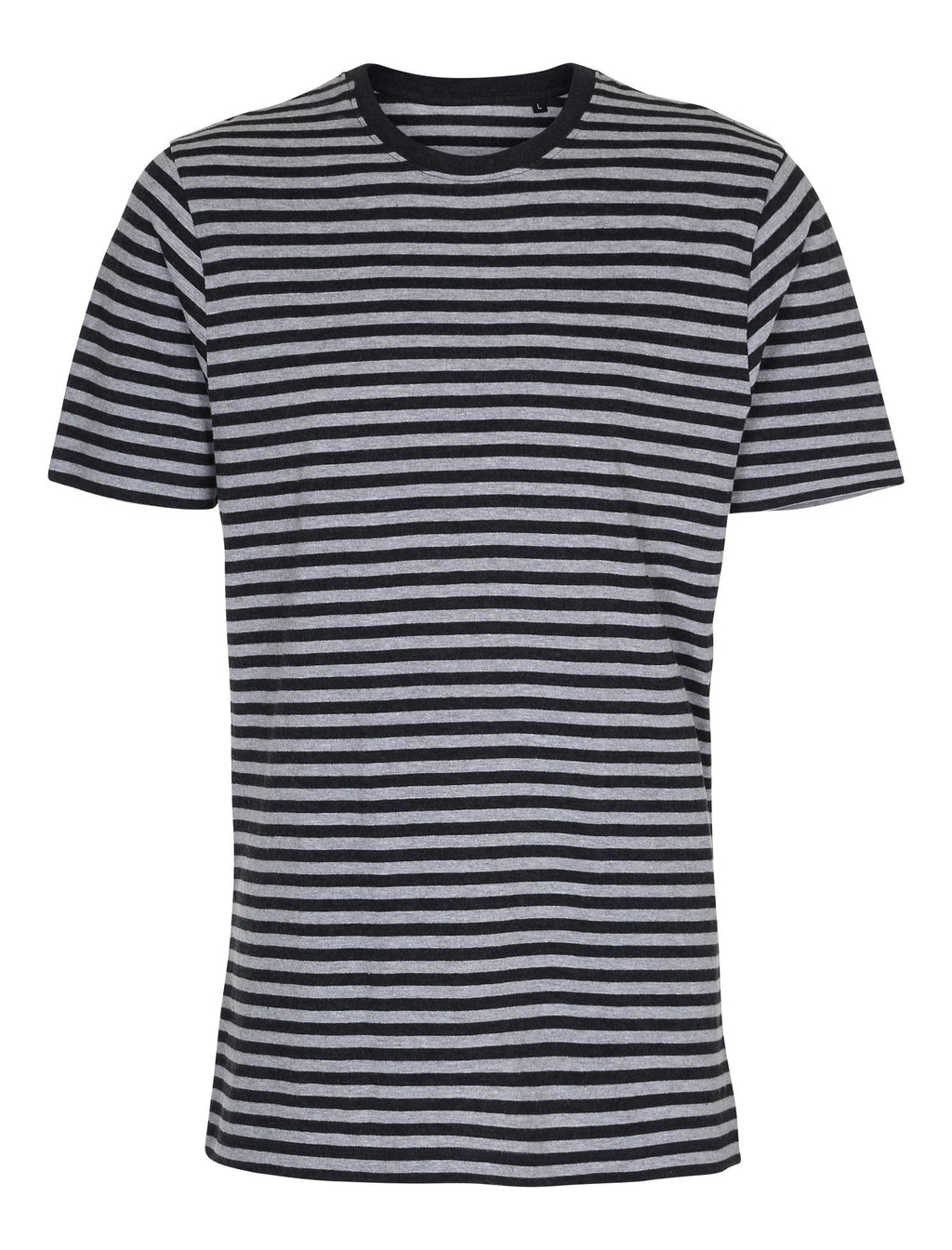 Nørregade Stripe - Meleret Sort-Grå