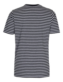 Nørregade Stripe - Meleret Sort-Grå