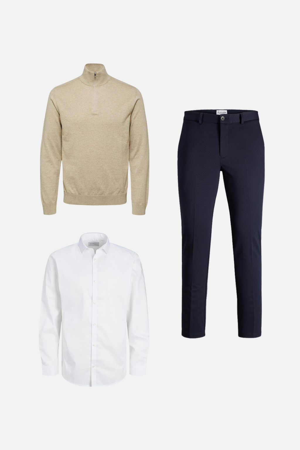 Performance Pants Wide - Beige