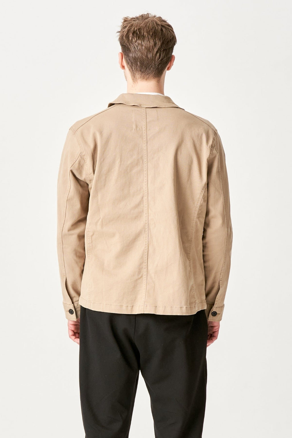 Twill Overshirt - Dark Sand