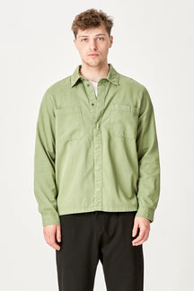 Alex Skjorte Regular Fit - Lys Oliven