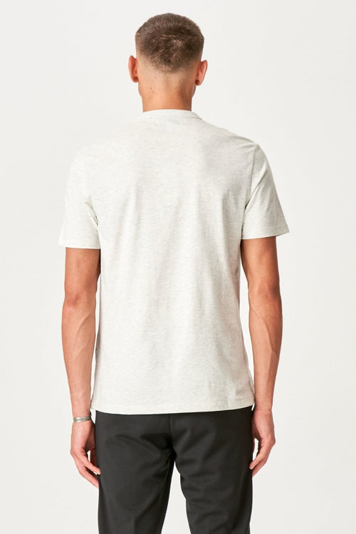 T-shirt med Lomme - Off-white