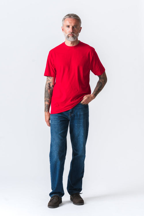 Oversized T-shirt - Danmarks Rød