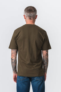 Oversized T-shirt - Oliven
