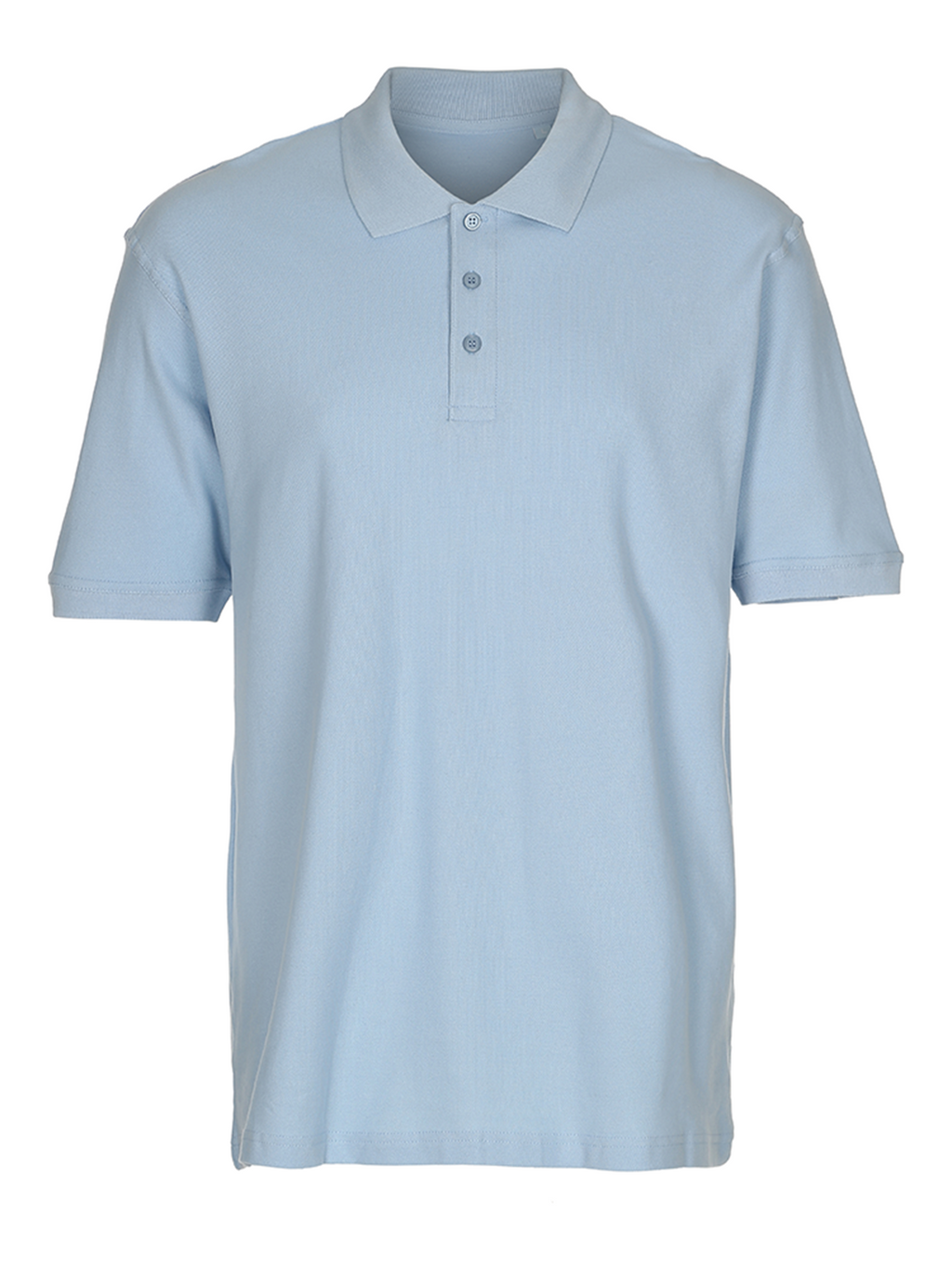 Oversized Polo - Lyseblå