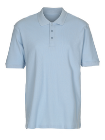 Oversized Polo - Lyseblå