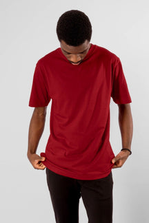 Oversized T-shirt - Rød