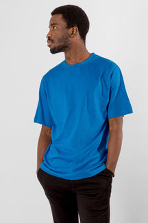 Oversized T-shirt - Turkis Blå