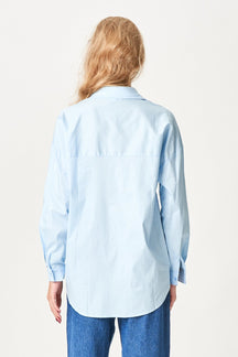 Clara Oversized Skjorte - Lys Blå