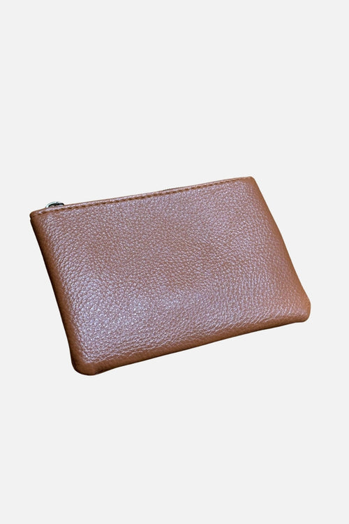 Sara Zip Bag - Lys Brun
