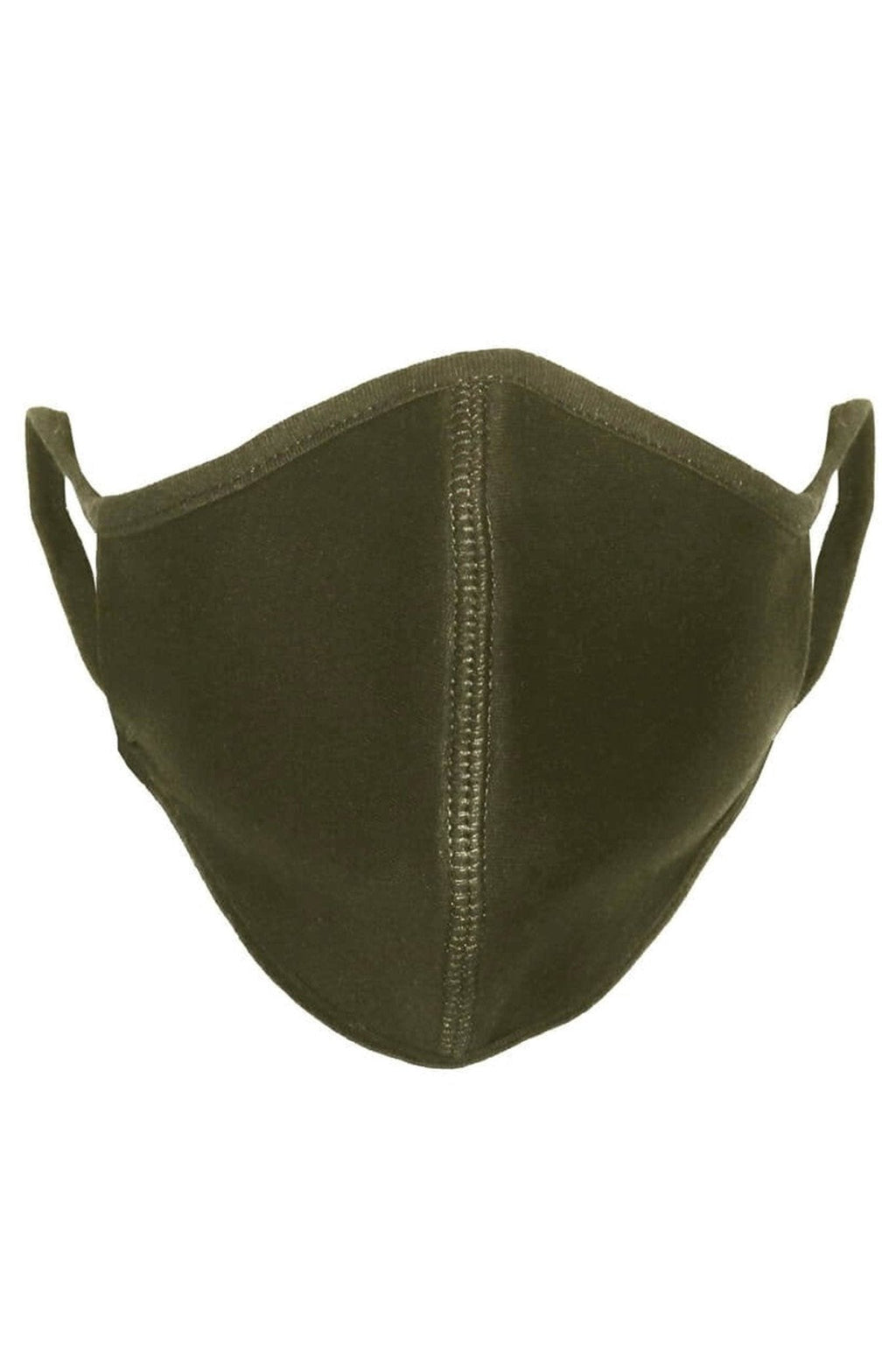 Stofmaske - Oliven Grøn (økologisk bomuld)
