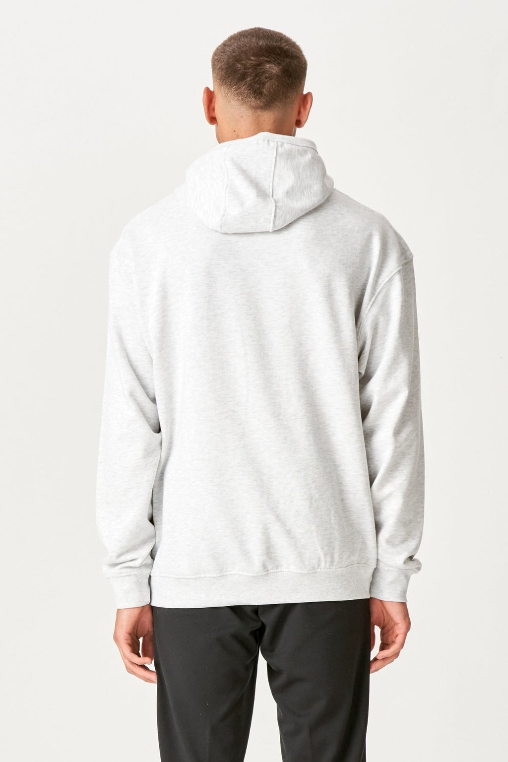 Hoodie uden snor - Ash Grey
