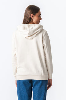 Basic Hoodie Sweat - Lys Beige