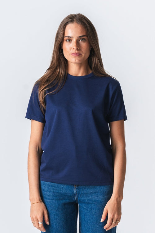 Leah Loose T-shirt - Mørkeblå