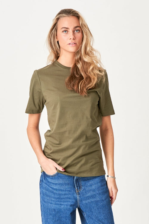 Boyfriend Tee - Army Grøn