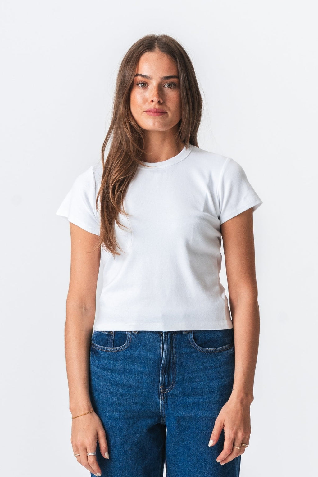 Emily Kortærmet T-Shirt - Hvid