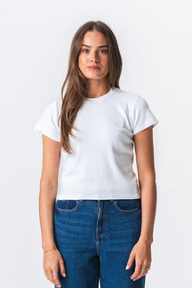 Emily Kortærmet T-Shirt - Hvid