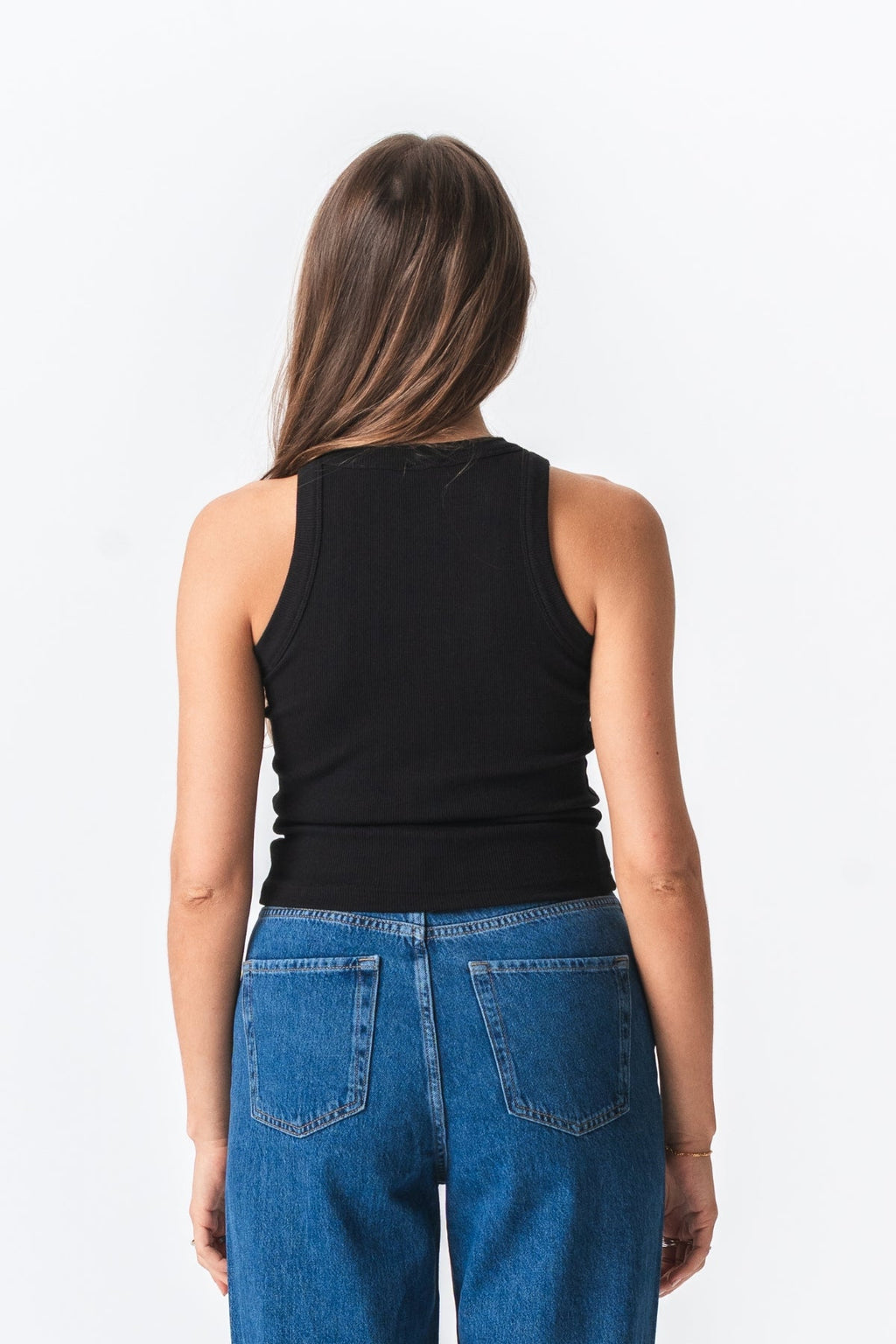 Ribbet Top - Sort