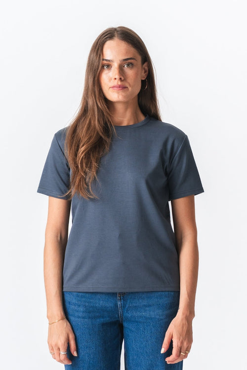 Leah Løs T-shirt - Grå