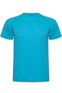 Trænings T-shirt - Turkis blå