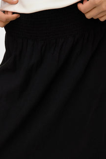 Linn Smock Ankel Nederdel - Sort