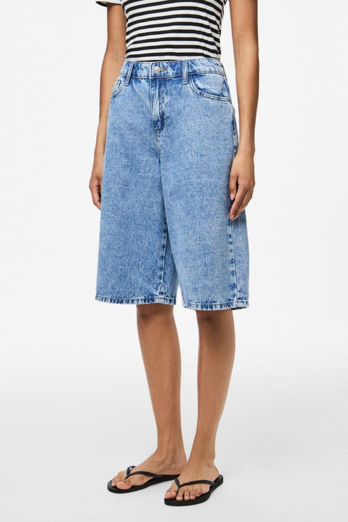 Sky Denim Jorts - Mellemblå Denim