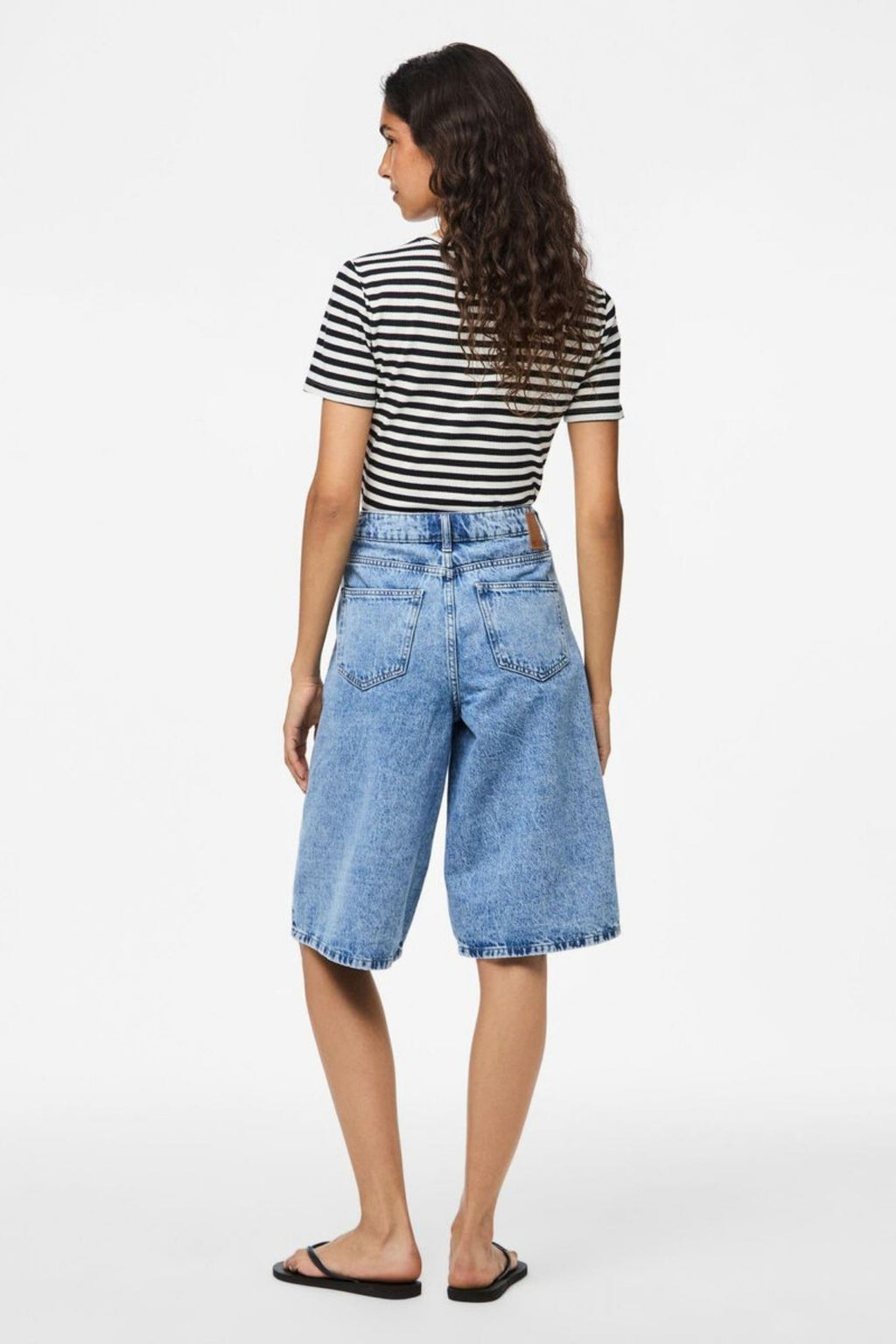 Sky Denim Jorts - Mellemblå Denim