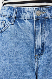 Sky Denim Jorts - Mellemblå Denim