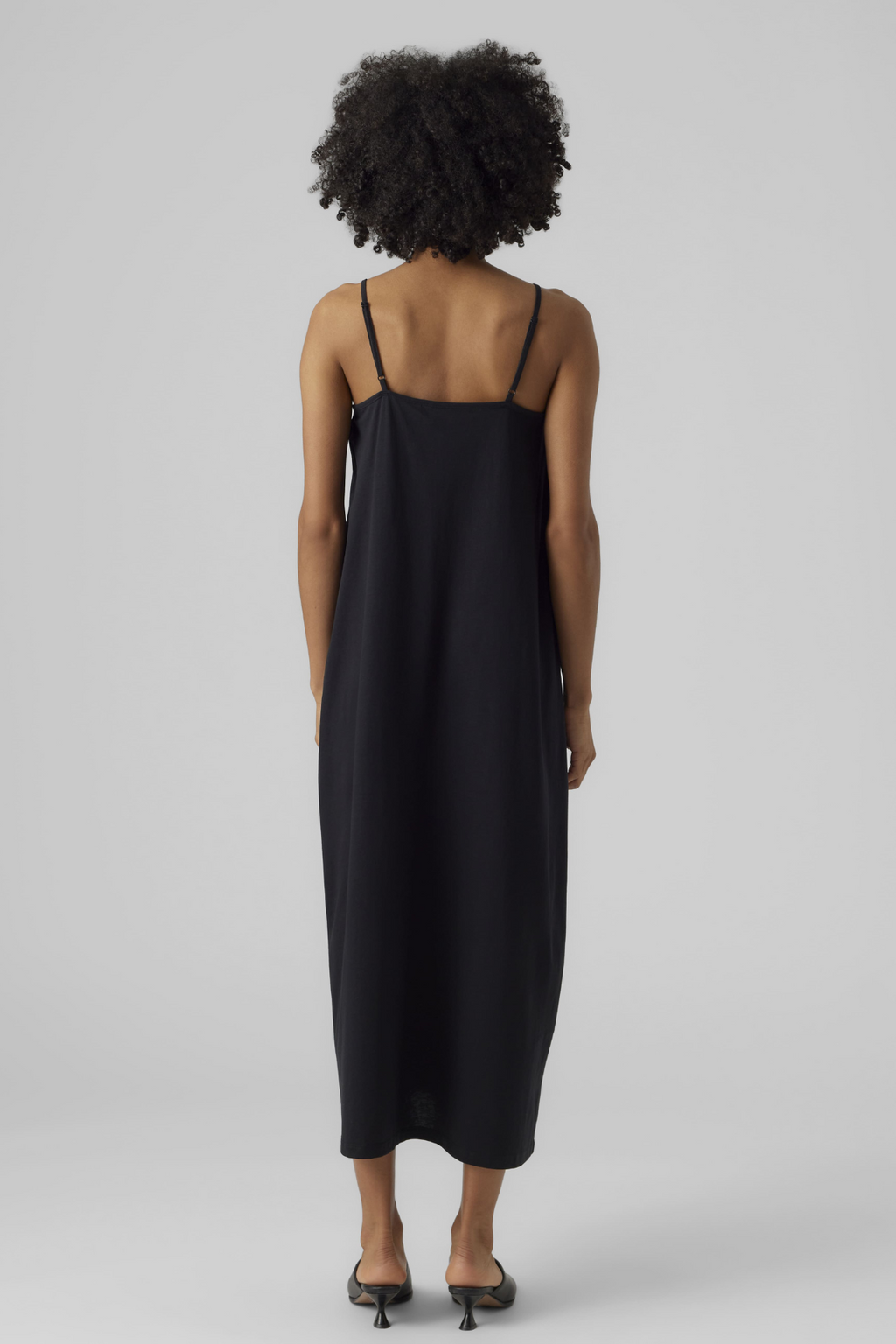 Luna Singlet Ankelkjole - Sort