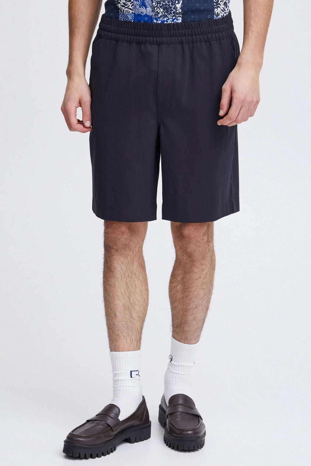 Relaxed Shorts - Marineblå