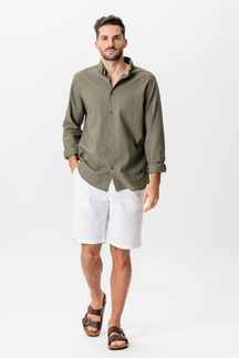 Linen Shorts - Hvid