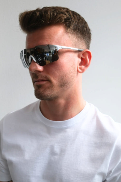 Carter Solbriller - Hvid/Sort