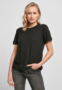 Ladies Laces Tee - Black