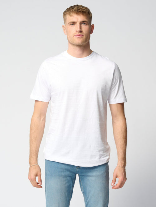 Basic T-shirt - Hvid