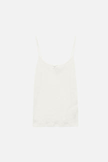 Isa Singlet Top - Sne Hvid