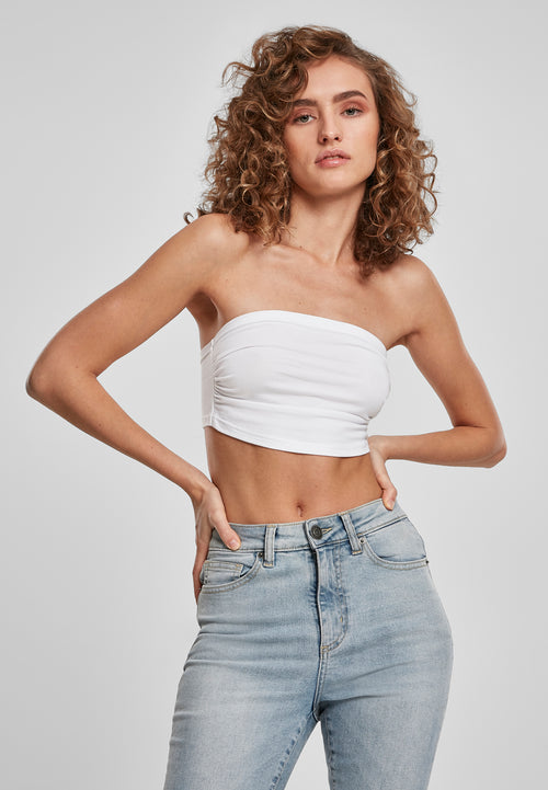 Ladies Bandeau - White