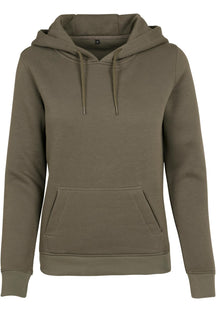 Ladies Heavy Hoody - Olive