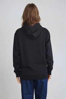 Sweatshirt Hættetrøje - Sort