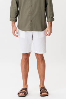 Linen Shorts - Hvid