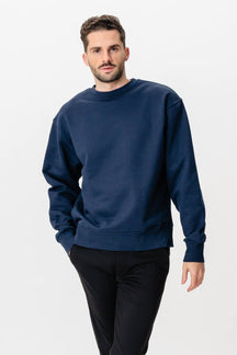 Heavy Crewneck - Marineblå
