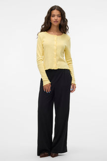 Isa Cardigan med Rund Hals - Anisblomst